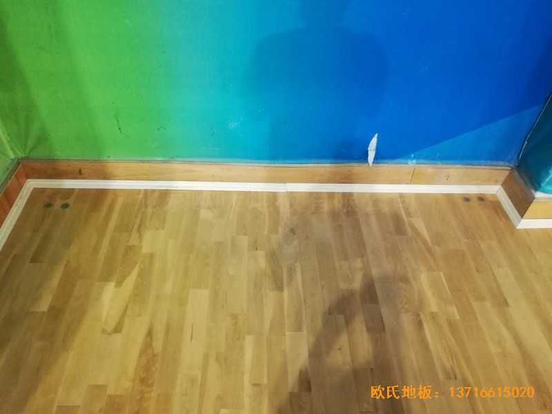 贛州體育館體育木地板施工案例0