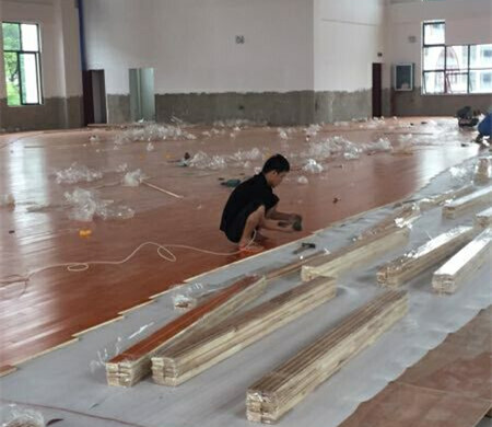 柳州市窯埠街小學體育館木地板 柳州市窯埠街小學體育館木地板